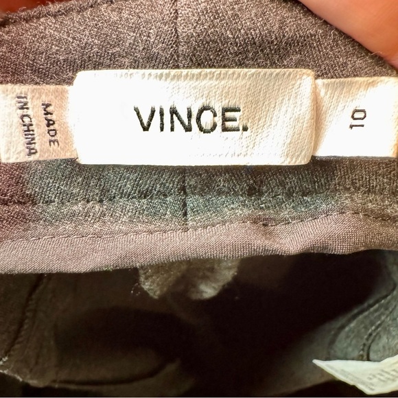 VINCE‎ Women's size 10 Gray Skinny Leg Ponte Knit Trouser Pant - Picture 4 of 5